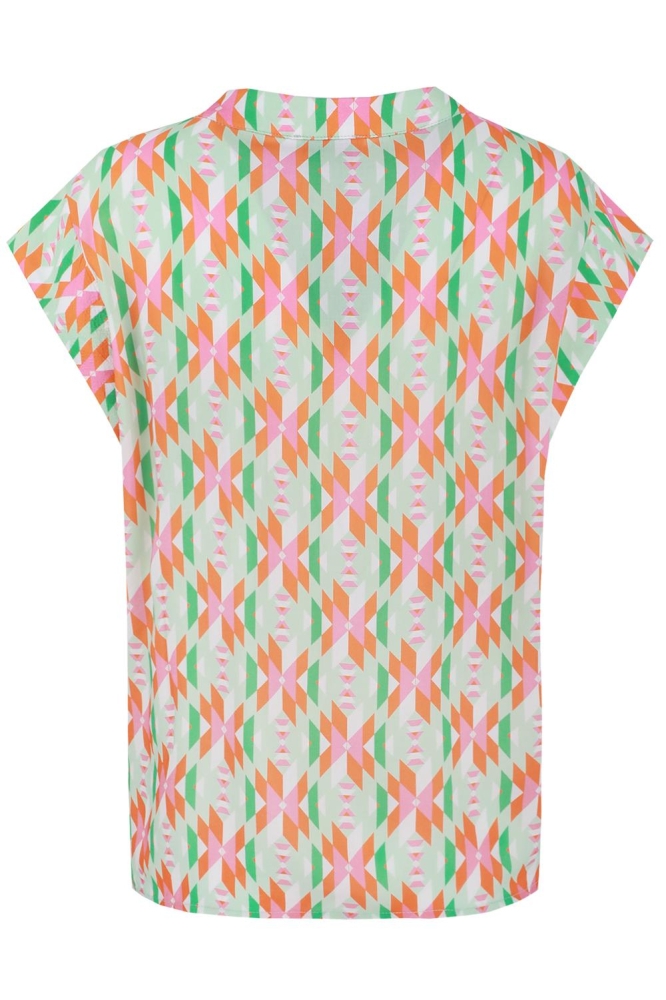 MIRA TOP 25ZFSF02 011754 OFFWHITE/EDGE WATER GREEN
